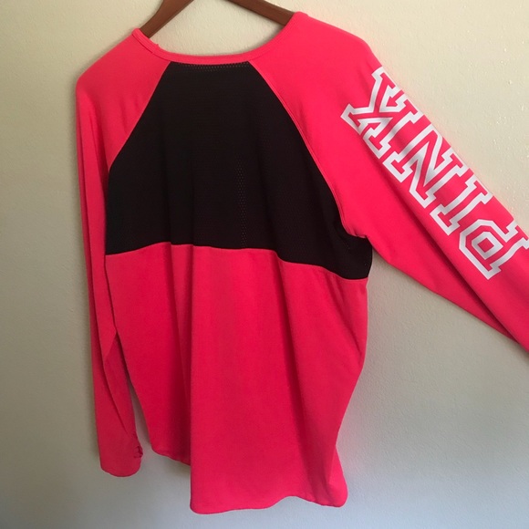 PINK Victoria Secret long sleeve workout shirt - Picture 2 of 2